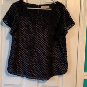 Loft - Navy Blouse